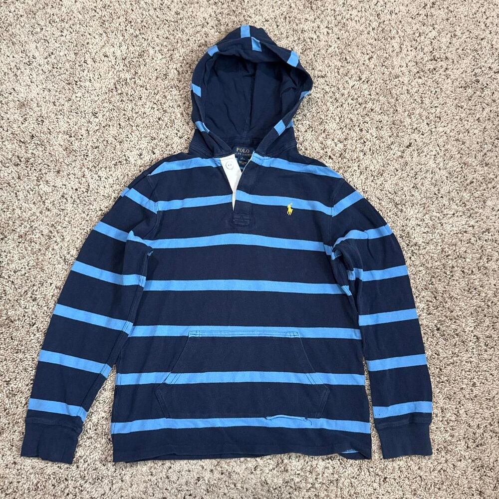 Polo-ralph-lauren Men's Blue and Navy Hoodie
